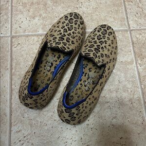 Rothy's Leopard Print Loafers